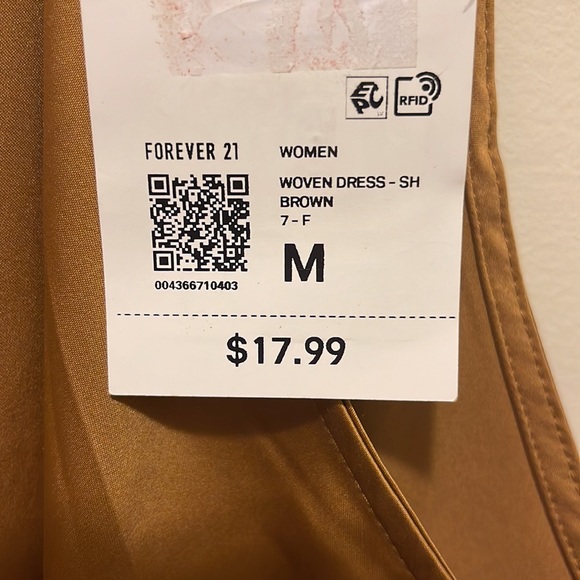 Forever 21 gold dress size M - Picture 8 of 10